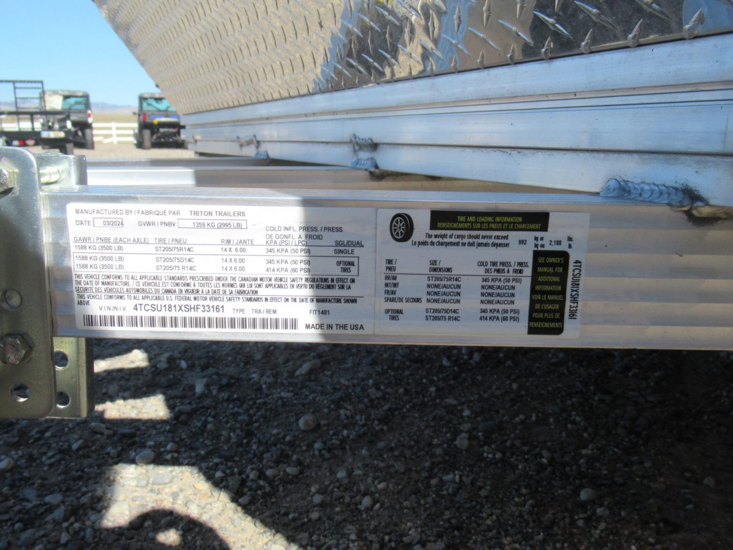 *NEW* 2025 Triton Fit 81″x14′ All Aluminum *$98/Month OAC $0 Down*