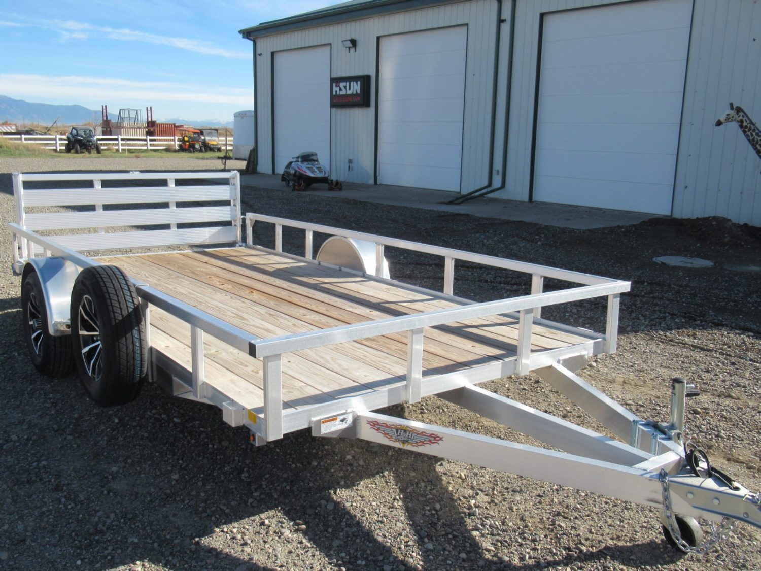 *NEW* 2025 H&H 82″x14′ Aluminum Railside 3k *$94/Month OAC $0 Down*