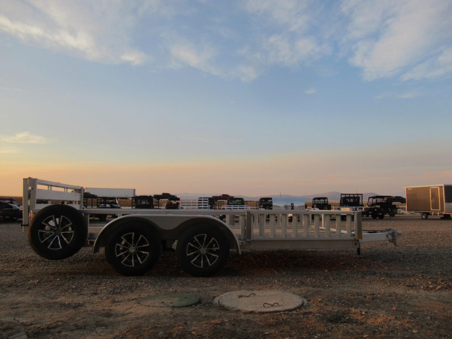 2025 H&H 82″x14′ ATV Utility Tandem 7k Aluminum *NEW* *$133/Month OAC $0 Down*