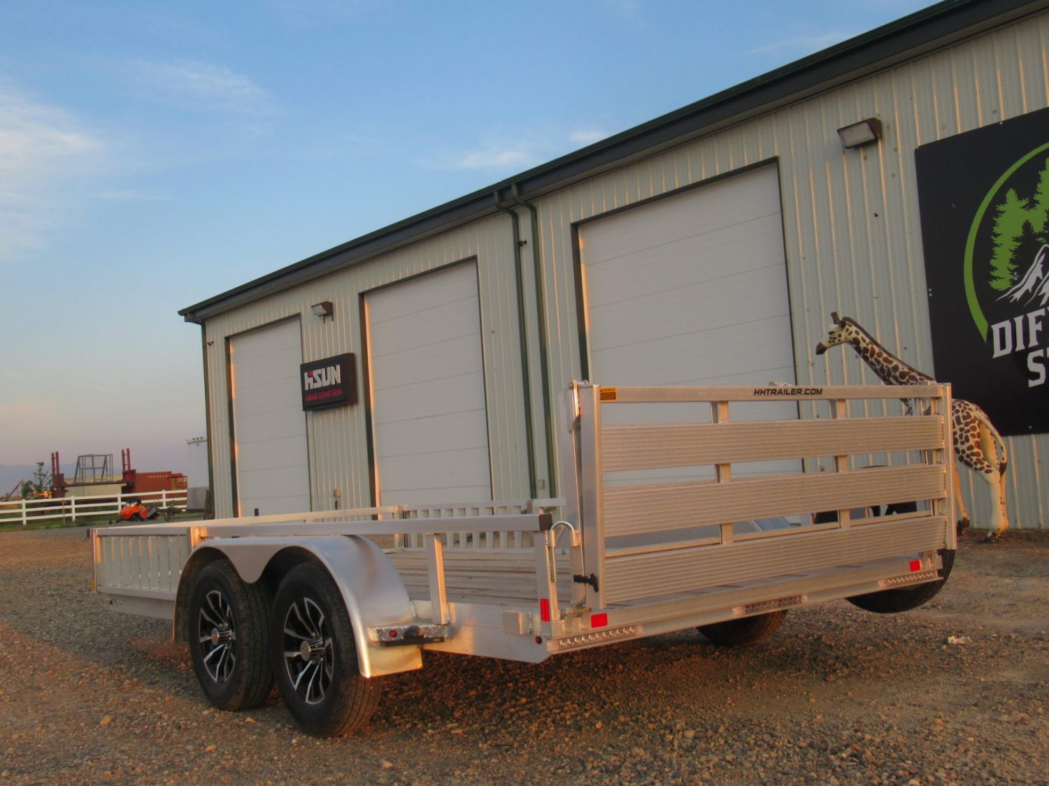 2025 H&H 82″x14′ ATV Utility Tandem 7k Aluminum *NEW* *$133/Month OAC $0 Down*