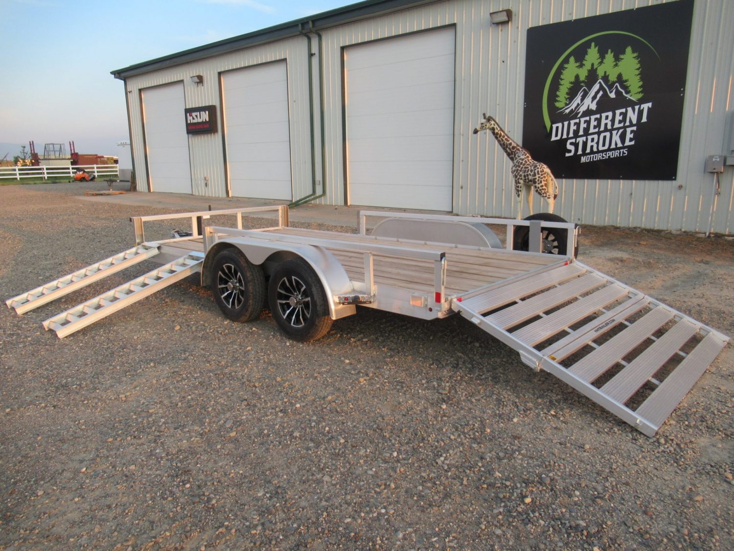 2025 H&H 82″x14′ ATV Utility Tandem 7k Aluminum *NEW* *$133/Month OAC $0 Down*