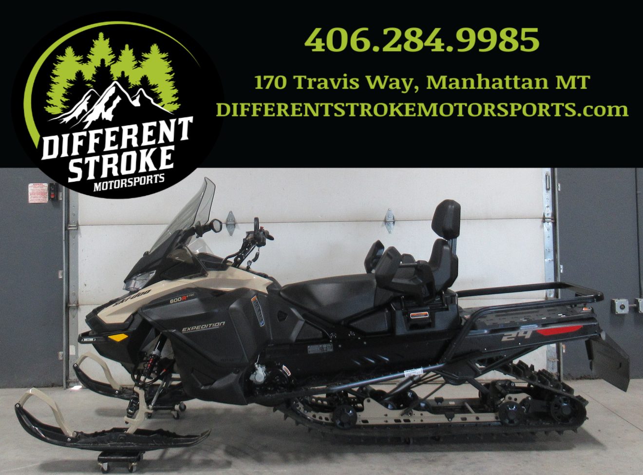 2023 Ski-Doo Expedition LE 600R E-Tec 24″ 1.5″ ES *21 Miles!* *$206/Month OAC $0 Down*