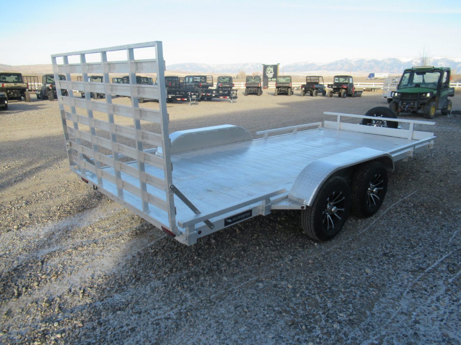 2026 Silverwing 82″x16′ All Aluminum Tandem 7K *NEW* *$137/Month OAC $0 Down*