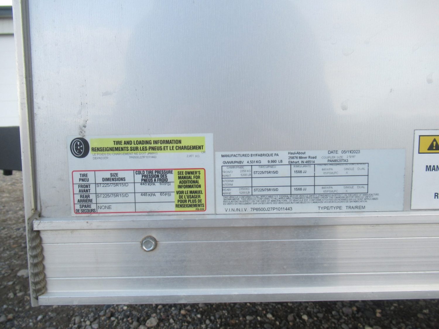 2023 Haul-About 8.5’x20′ Tandem Enclosed *$215/Month OAC $0 Down*