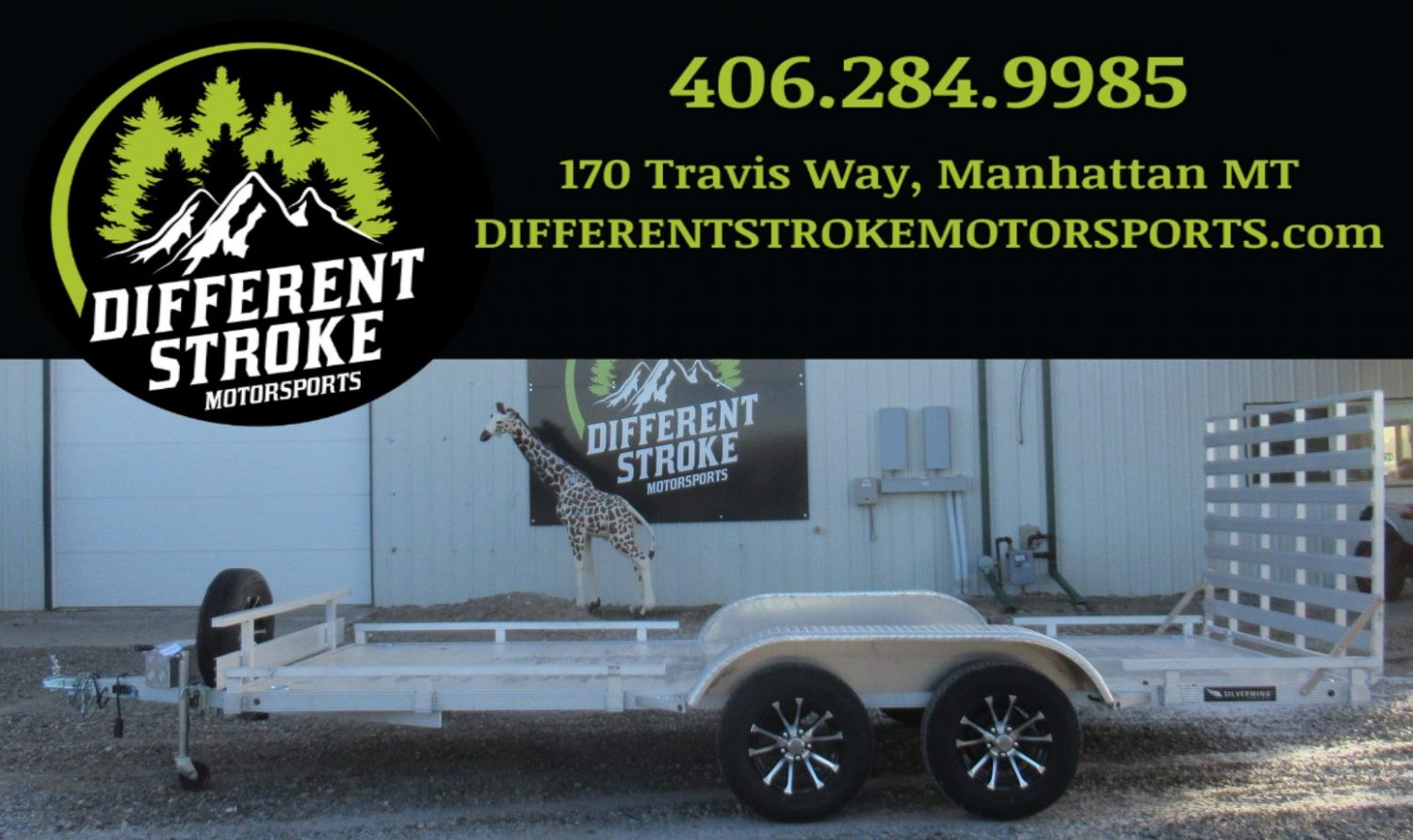 2026 Silverwing 82″x16′ All Aluminum Tandem 7K NEW $128/Month OAC $0 Down
