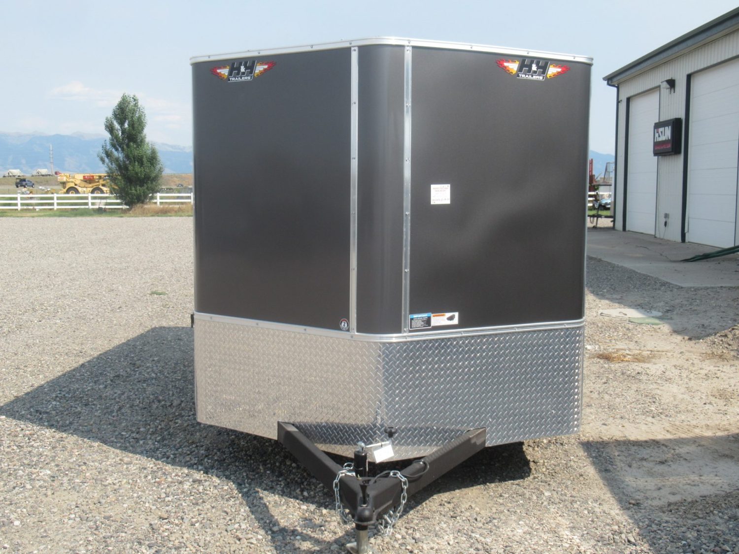 2026 H&H 84″x12′ Flat Top V-Nose Enclosed *$167/Month OAC $0/Down*