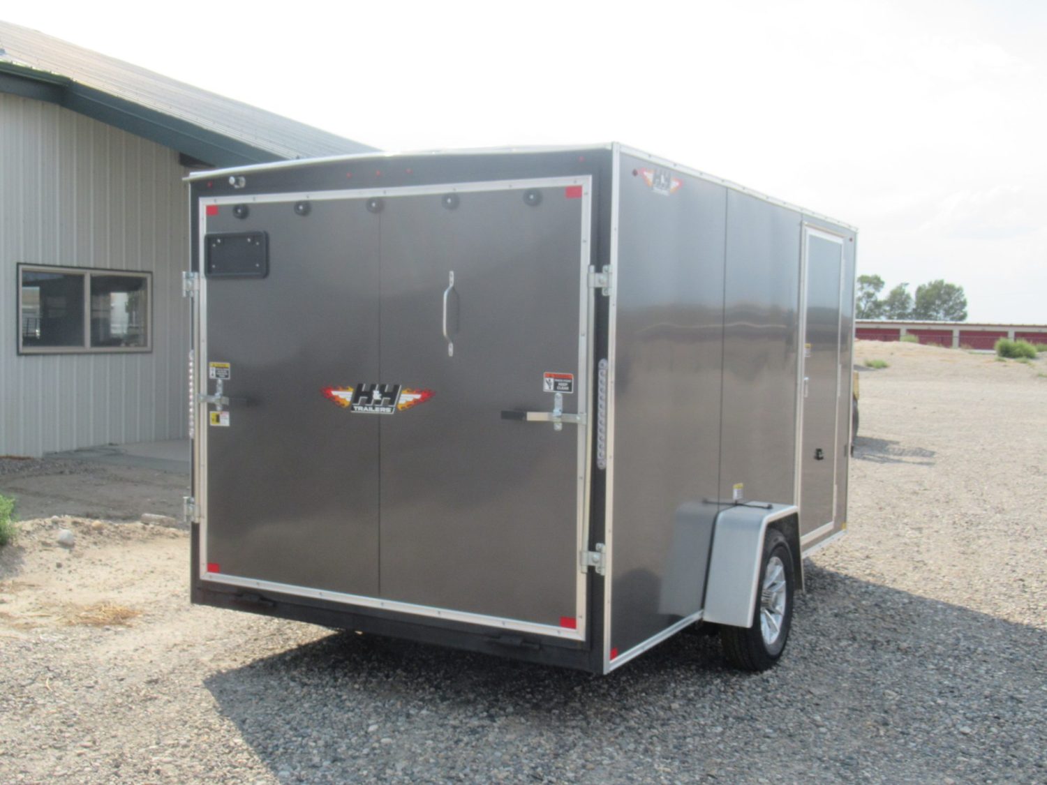 2026 H&H 84″x12′ Flat Top V-Nose Enclosed *$167/Month OAC $0/Down*