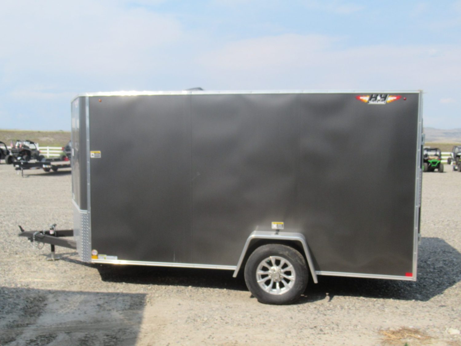 2026 H&H 84″x12′ Flat Top V-Nose Enclosed *$167/Month OAC $0/Down*