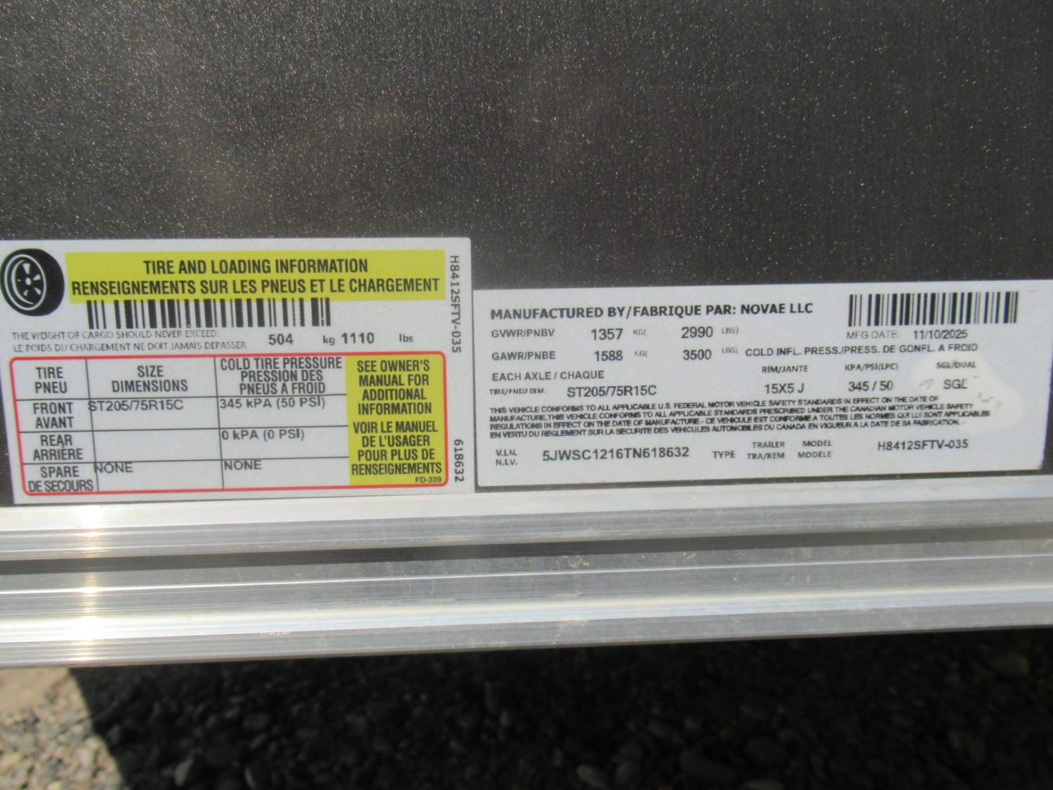 2026 H&H 84″x12′ Flat Top V-Nose Enclosed *$167/Month OAC $0/Down*