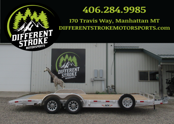 2026 H&H 82″x18’+2 7K Aluminum Car Hauler $172/Month OAC $0/Down!!!