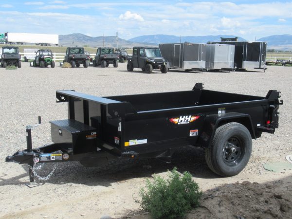 2026 H&H 62″x8′ Steel 5K Utility Dump $130/Month OAC 0$/Down!!!