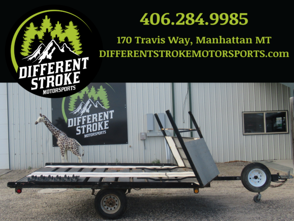 2008 Echo Trailers Snow 2 Steel 8’x11′ Snowmobile Trailer