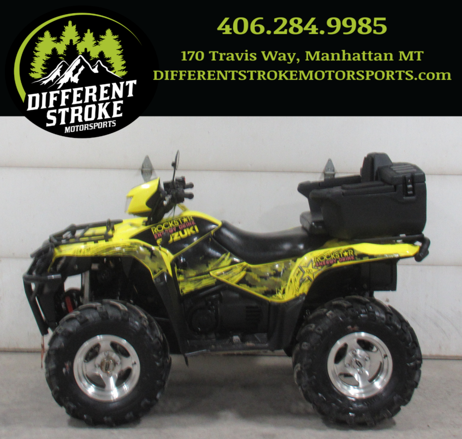2009 Suzuki 2 UP King Quad 750-AXi Rockstar Edition In House Warranty Available!!!