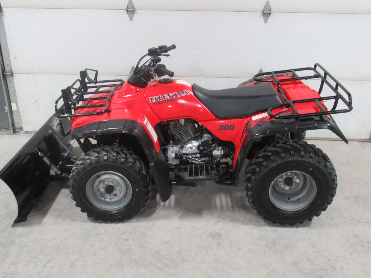 1999 Honda Fourtrax-300 4×4 48″ Snow Plow!!!