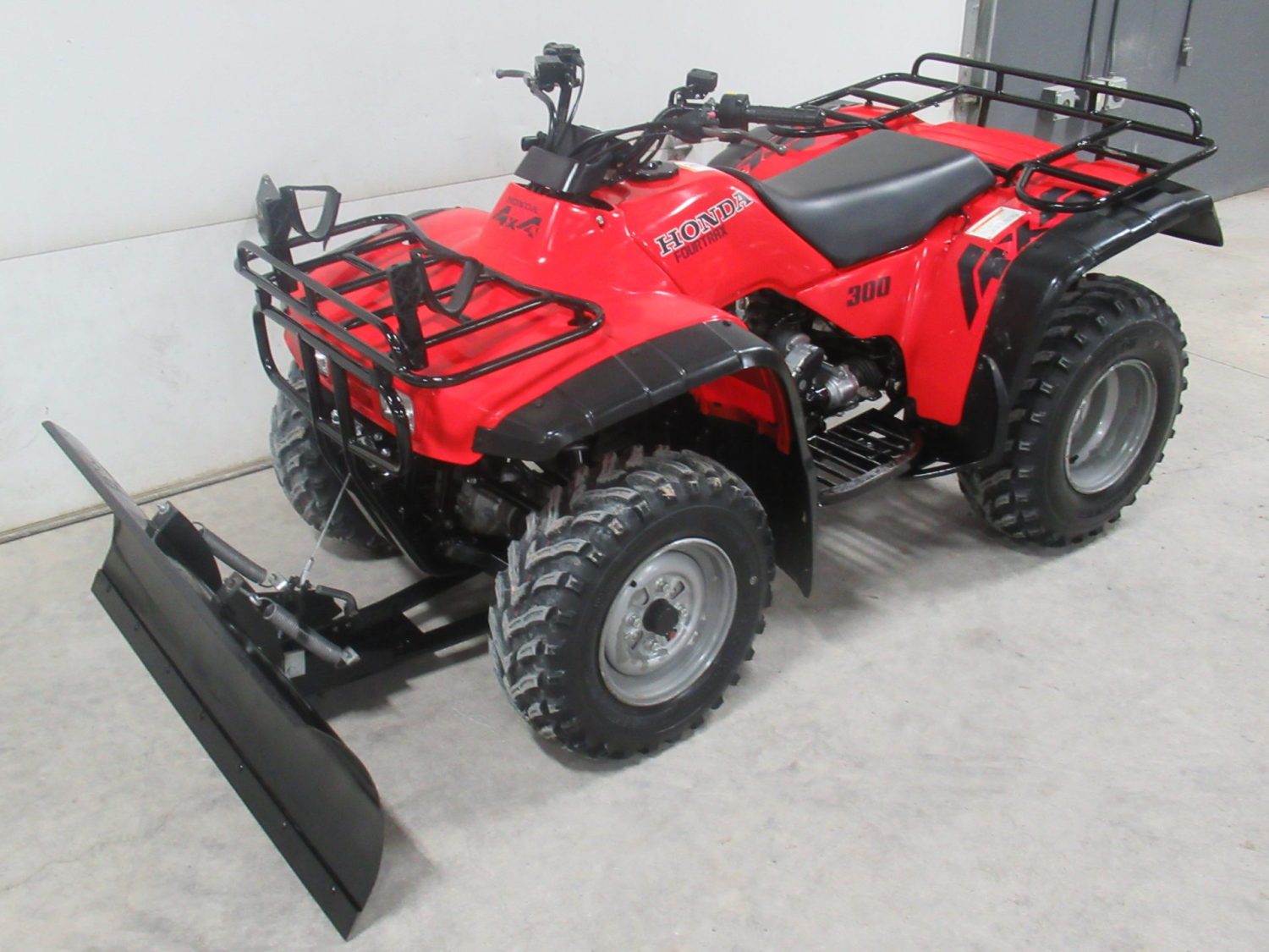 1999 Honda Fourtrax-300 4×4 48″ Snow Plow!!!